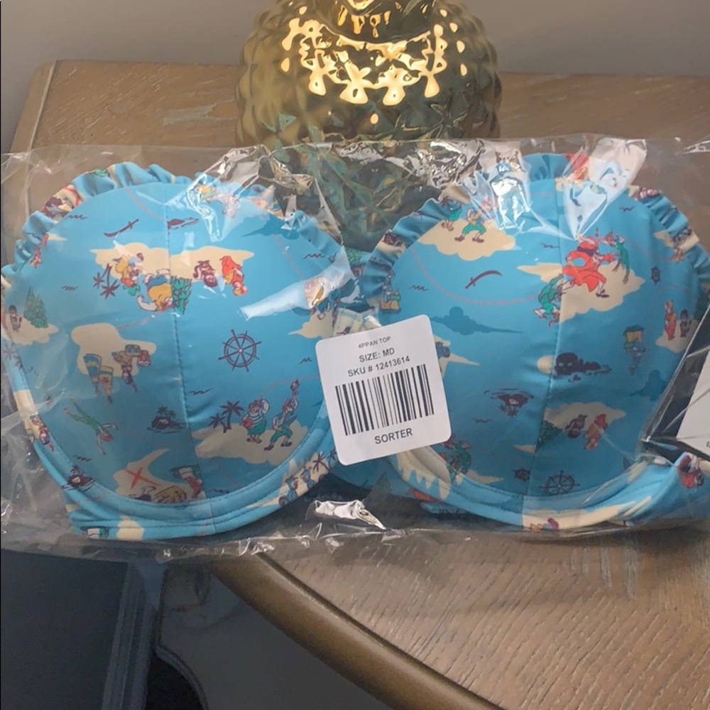 NWT Peter Pan bikini top!